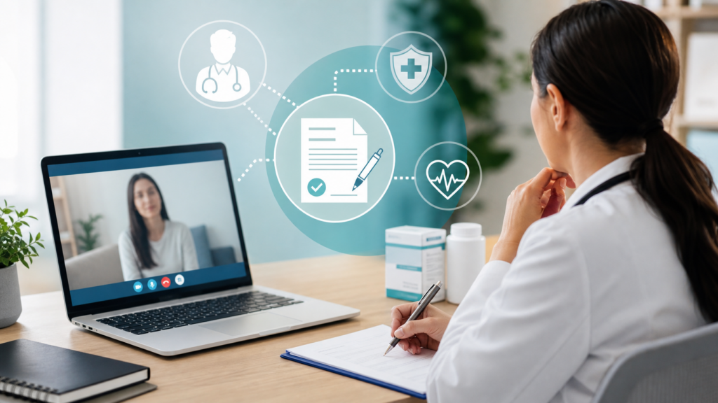 Consulta online y receta médica: cómo funciona y como se puede indicar