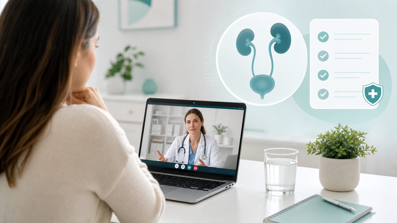 Consulta médica online por infección urinaria: síntomas y cuándo pedir ayuda